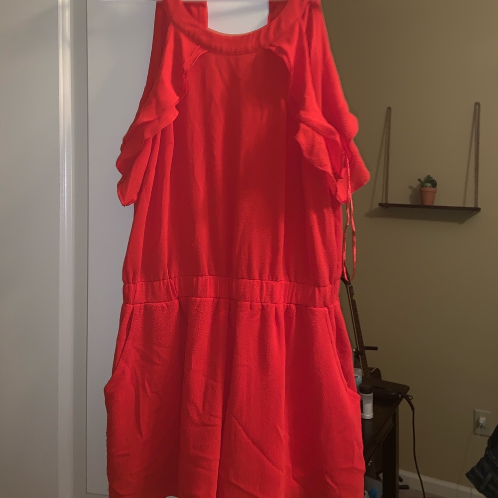 Red romper